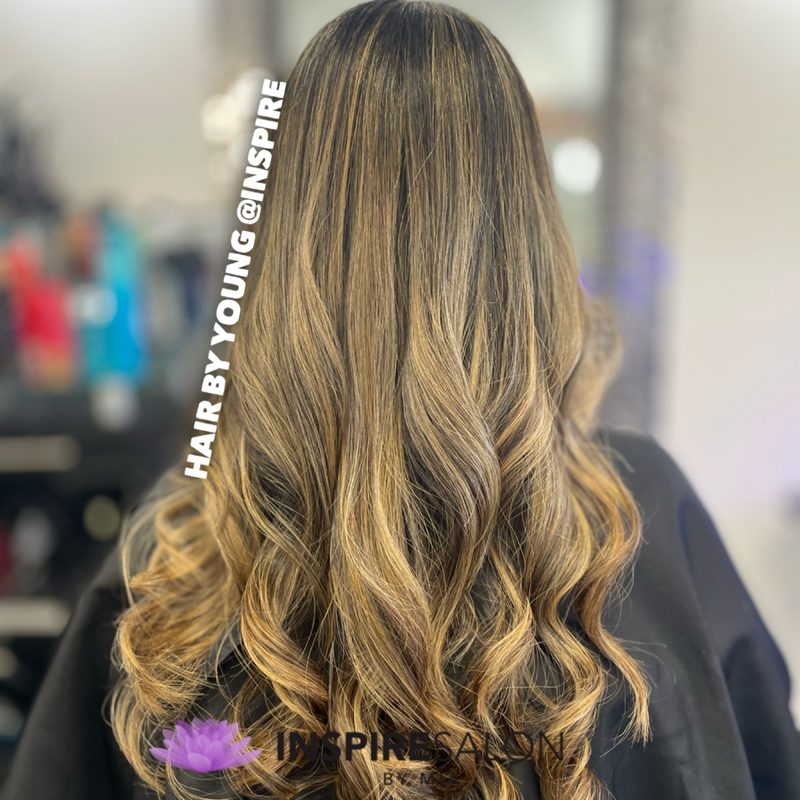 Balayage by Young at Inspire Salon by Mia, Ft. Lauderdale