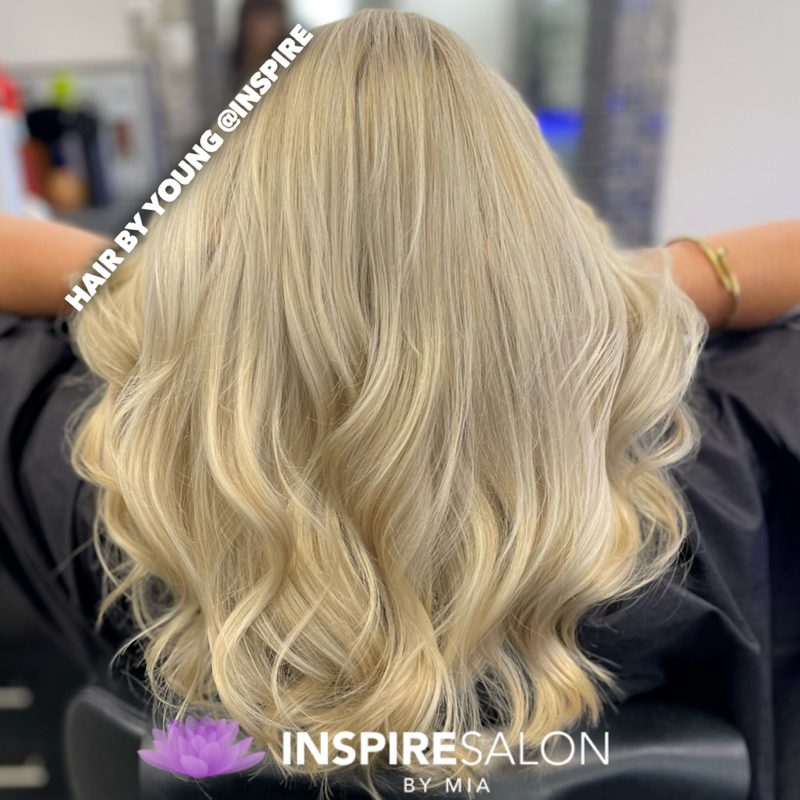 Blonde by Young at Inspire Salon by Mia