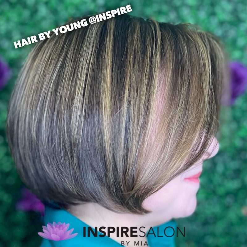 Bob cut by Young at Inspire Salon by Mia