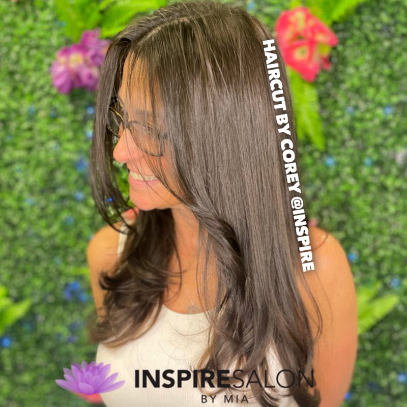 Haircut by Corey at Inspire Salon by Mia