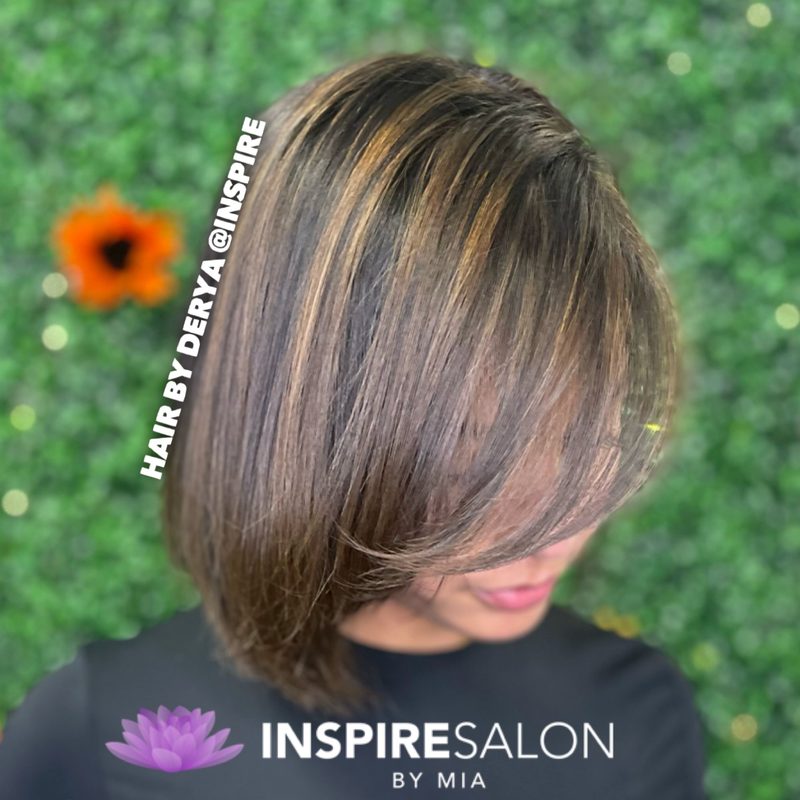 Hair color by Derya at Inspire Salon by Mia