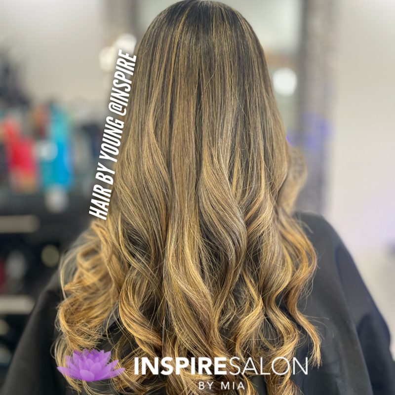Balayage by Young at Inspire Salon by Mia